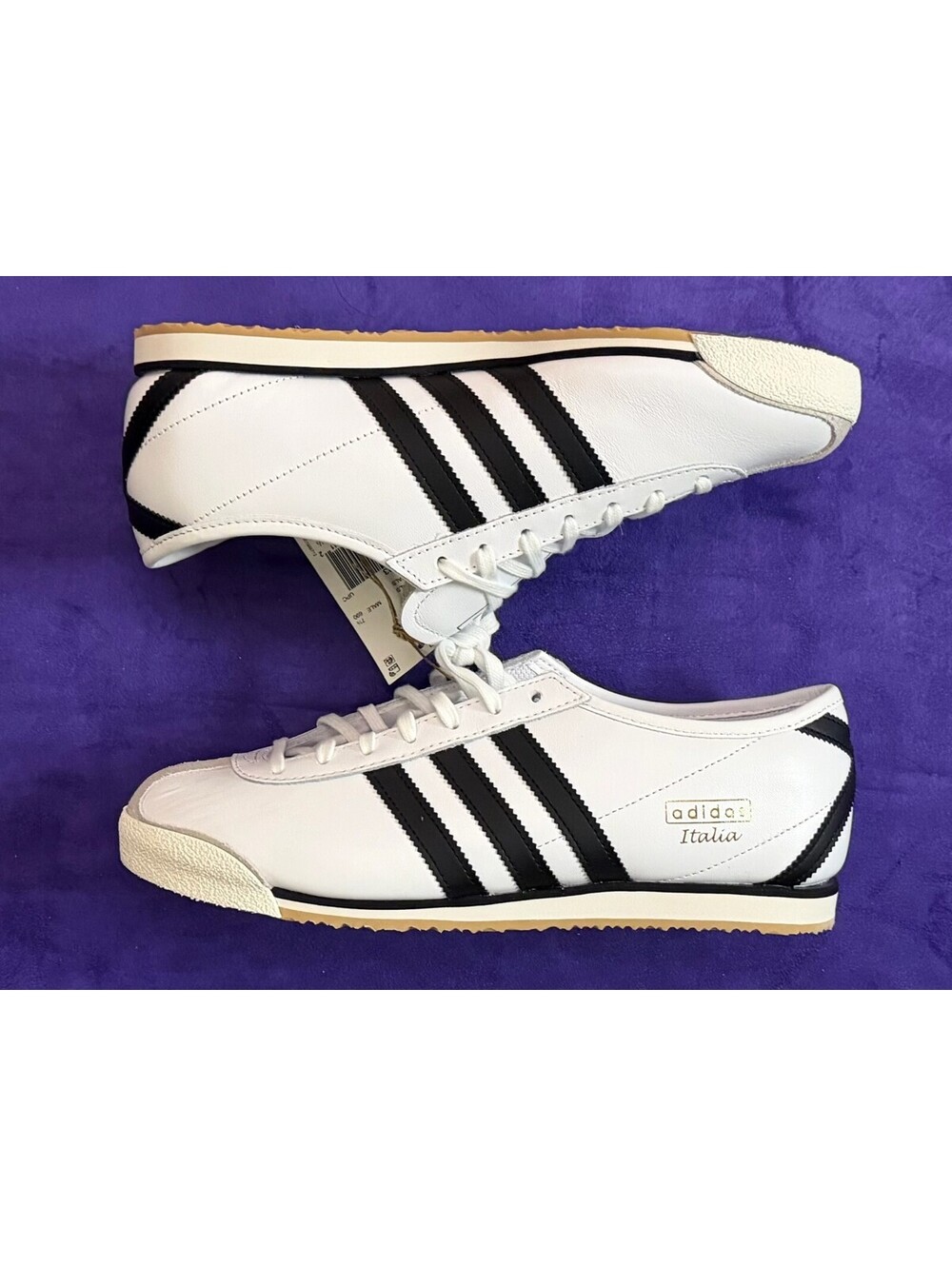 adidas Originals Italia White Black Men's Sneakers 8M